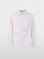 Marc Cain Wrap Striped Blouse
