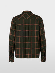 Marc Cain Blouse Check Print Forest Night