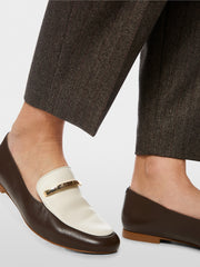 Marc Cain Fordon Herringbone Trousers Brown