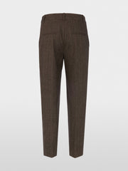 Marc Cain Fordon Herringbone Trousers Brown