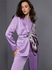 Marc Cain Silk Scarf Graphic Print