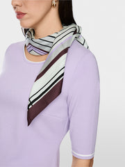 Marc Cain Silk Scarf Graphic Print