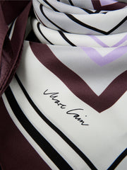 Marc Cain Silk Scarf Graphic Print