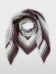 Marc Cain Silk Scarf Graphic Print