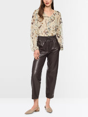 Marc Cain Ranchi Pull-On Trouser After Dark Brown
