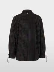 Marc Cain Pinstripe Blouse Black