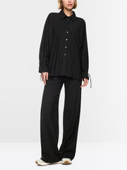 Marc Cain Welkom Pinstripe Trousers Black