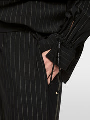 Marc Cain Welkom Pinstripe Trousers Black