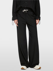 Marc Cain Welkom Pinstripe Trousers Black
