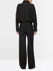 Marc Cain Welkom Pinstripe Trousers Black