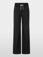 Marc Cain Welkom Pinstripe Trousers Black