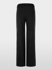 Marc Cain Welkom Pinstripe Trousers Black