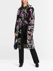 Marc Cain Knit Coat Floral Print