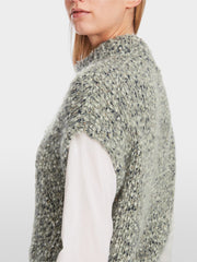 Marc Cain Sleeveless Knit Sweater Frozen Sage