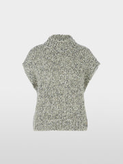 Marc Cain Sleeveless Knit Sweater Frozen Sage