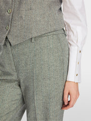 Marc Cain Herringbone Trouser Frozen Sage