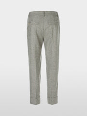 Marc Cain Herringbone Trouser Frozen Sage