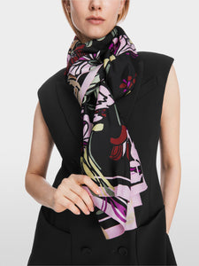 Marc Cain Silk Scarf Flower Print