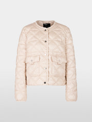 Marc Cain Quilted Diamond Jacket Deep Pearl