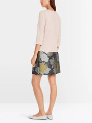 Marc Cain T-Shirt With Pearl Embellishment Deep Pearl