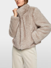 Marc Cain Faux Fur Jacket Smoke