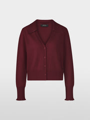 Marc Cain Cashmere Cardigan Bright Maroon