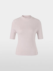 Marc Cain Knit Top With Lurex Details Light Desert Taupe