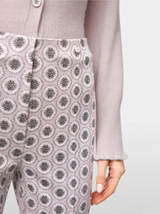 Marc Cain Frederica Trouser Light Desert Taupe Print