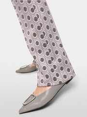 Marc Cain Frederica Trouser Light Desert Taupe Print