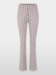 Marc Cain Frederica Trouser Light Desert Taupe Print