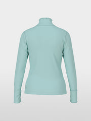 Marc Cain Knit High Neck Top Soft Teal