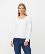 Masai Creama Jersey Top White