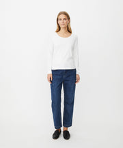 Masai Creama Jersey Top White