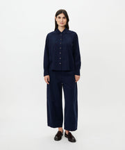 Masai lrithiel Corduroy Shirt Navy