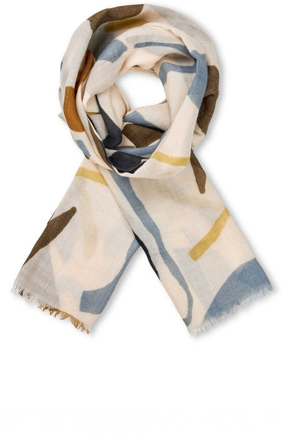 Masai Albuna Wool Scarf Proven Blue