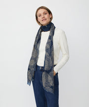 Masai Arlonia Wool Scarf Proven Blue