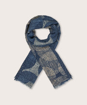 Masai Arlonia Wool Scarf Proven Blue