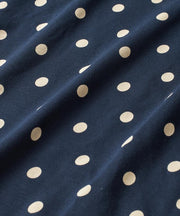 Masai Bavessa Top Navy Dot Print