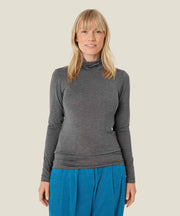 Masai Brooklyn High Neck Top Dark Grey