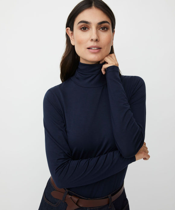 Masai Brooklyn High Neck Top Navy