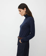 Masai Brooklyn High Neck Top Navy