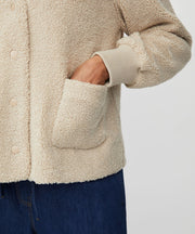Masai Junte Teddy Fleece Jacket Fog