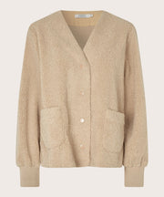 Masai Junte Teddy Fleece Jacket Fog