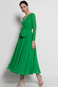 Matilde Cano Green Dress