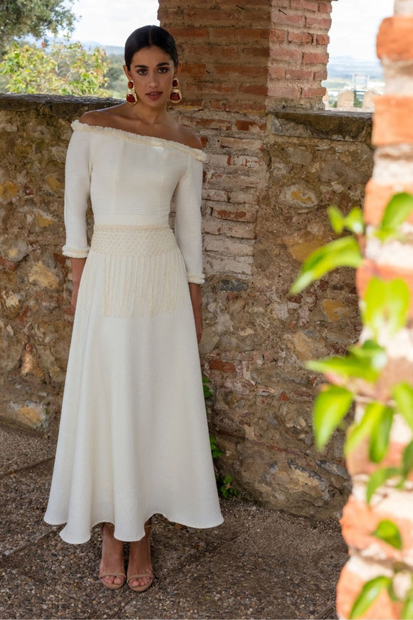 Matilde Cano Ivory Dress