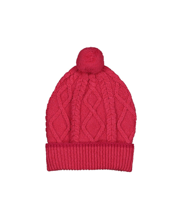 McConnell Diamond Aran Beanie Red