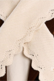 Molly Bracken Knit Collar Scarf Off-white