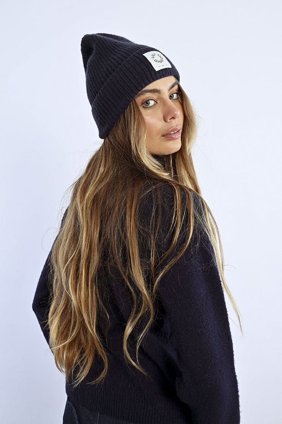 Molly Bracken Knitted Hat Navy