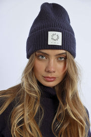 Molly Bracken Knitted Hat Navy