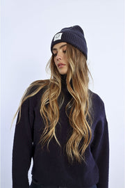 Molly Bracken Knitted Hat Navy